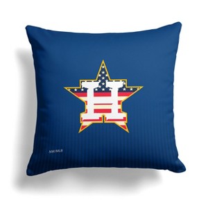 MLB Houston Astros Celebrate Series Throw Pillow 18x18 Inches - 1 of 4