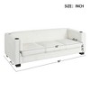 80'' Modern 3-Seater Sofa with Plush Comfort and Stain-Resistant Upholstery for Living Room - 3 of 4