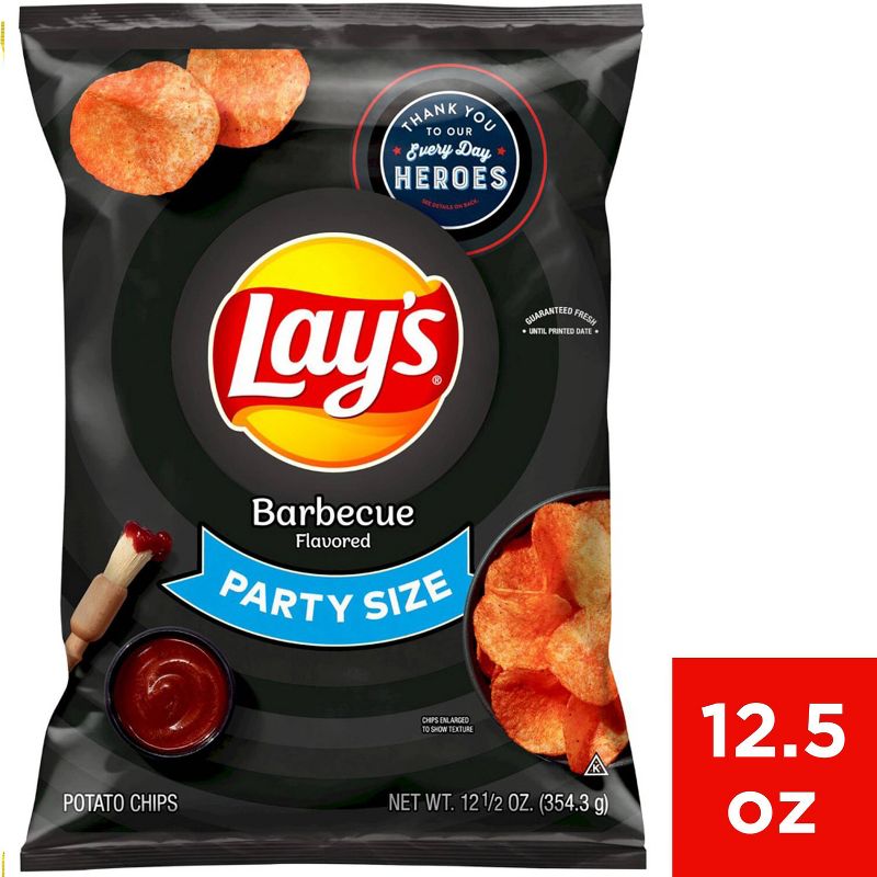 Lay&#39;s Barbecue Flavored Potato Chips - 12.50oz, 1 of 5