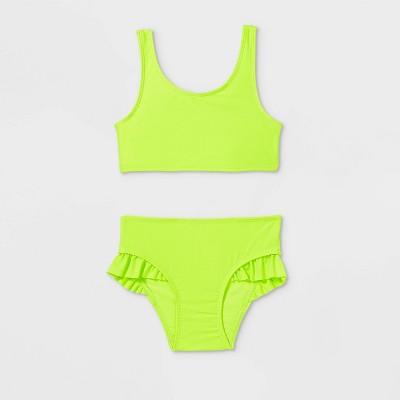 Toddler Girls' Solid Bikini Set - Cat & Jack™ Green