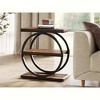 COWLOWN Industrial Narrow End Table with 3 Shelves, Slim Side Table for Small Spaces - 3 of 4