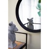 Vynxaria D20x1.5" Transitional Mango Wood Wall Mirror with Solid Frame for Bathroom & Entryway - Leaning Wall Decor Piece - 4 of 4