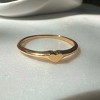 Mini Heart Signet Ring in Gold, Silver - Honeycat - 2 of 4