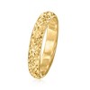 Ross-Simons 4mm 18kt Yellow Gold Diamond-Cut Ring - 3 of 4