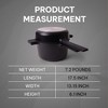 Alva Cookware Neat 5 in 1 Ceramic Nonstick Cookware Set All in One Space Saving Non Toxic Cookware - image 2 of 4