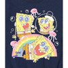 Boys' - Spongebob Squarepants - Cute Face Rainbow Short Sleeve Graphic T-Shirt - 2 of 4