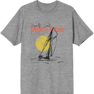 Amalfi Coast Beach Club Adult Crew Neck Short Sleeve Tee - 1 of 2