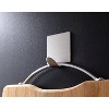 Stainless Steel Self Adhesive Hooks Key Rack Garage Storage Organizer Stick On Sticky Bathroom Kitchen Towel Hanger Wall Mount Contemporary Style - 4 of 4