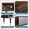 Bestier Mid Century Modern TV Stand for 85 inch TV, 2 in 1 Long TV Cabinet for Living Room - 3 of 4