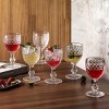 Slickblue Diamond Facet Beverage Goblets - Set of 6, 8.5 oz, Clear - 3 of 4