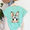 Simply Sage Market Coquette Bunny Dot Bow Garment Dyed Tee - 3 of 4
