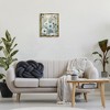 Stupell Industries Muted Blue & White Blossoms Floating Frame Canvas Art - 3 of 4