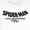 Juniors Womens Spider-Man: Across the Spider-Verse Movie Logo Black T-Shirt - 2 of 4