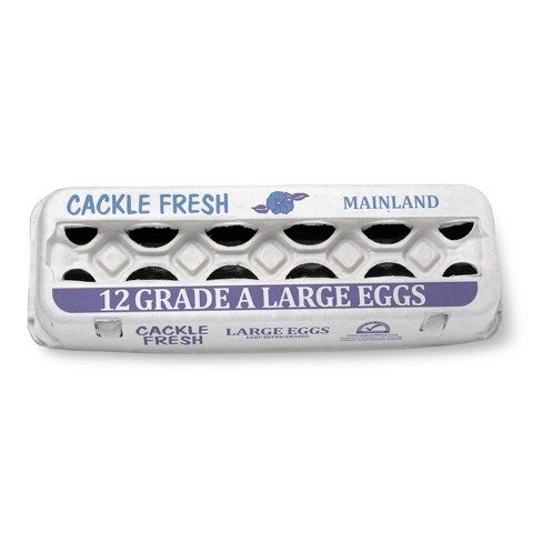 Cackle Fresh Grade A Large Eggs - 12ct - image 1 of 4
