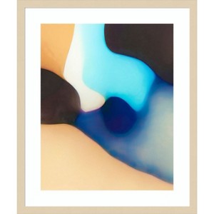 Amanti Art Interlocking Colors VIII by Alonzo Saunders Wood Framed Wall Art Print - 1 of 4