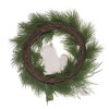 Transpac Foam 24.41 in. Green Christmas Acorn and Snowy Owl Wreath - 3 of 4