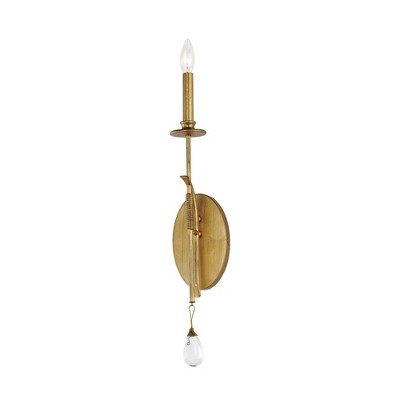 Maxim Lighting Eden 1 - Light Wall Light in  Charcoal Gold Leaf