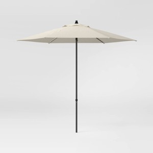 7.5' Round Outdoor Patio Market Umbrella - Room Essentials™ - 1 of 4