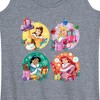Women's - Disney - Princess Christmas Grid Graphic Racerback Tank - 2 of 4