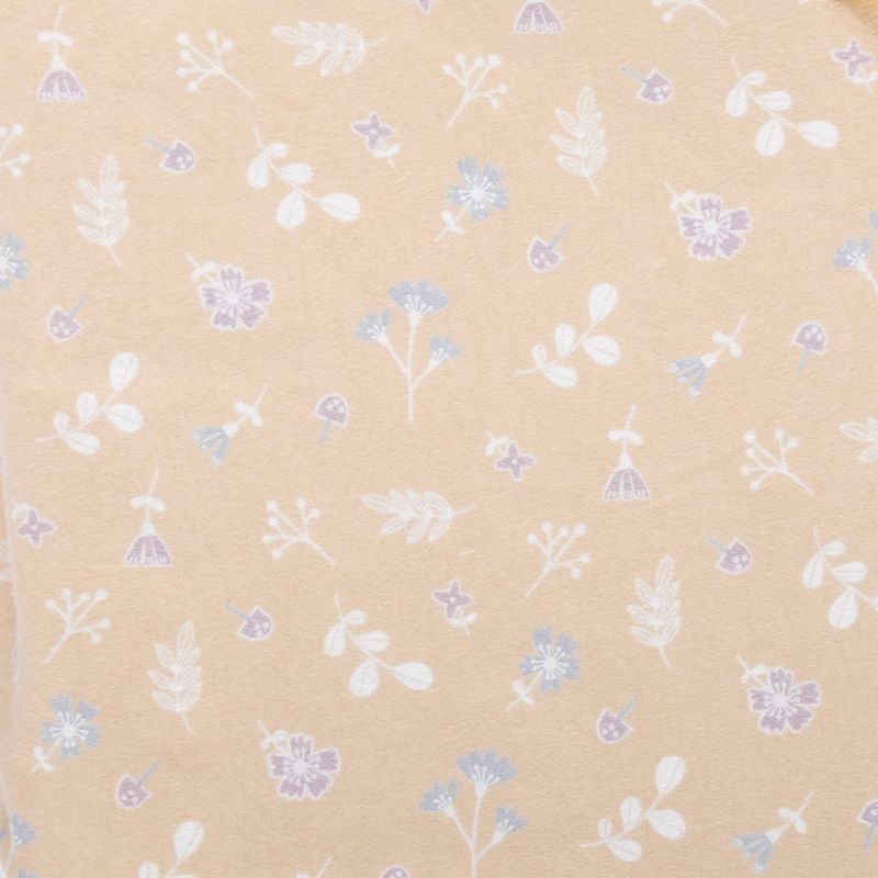 Trend Lab 100% Cotton Flannel Fitted Sheet - Floral, 4 of 5