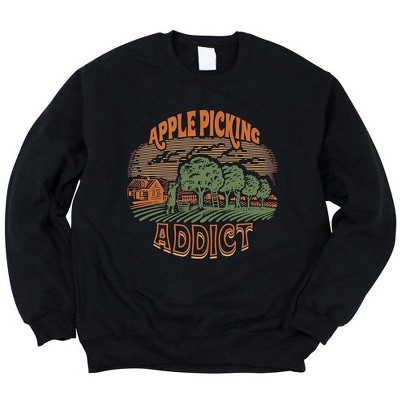 Simply Sage Market Women's Graphic Sweatshirt Apple Picking Addict