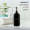 Cornucopia Brands 16oz Hands Dishes Pump Bottles 2pc Set; Soap Dispensers for Kitchen and Home - 3 of 4