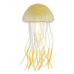 Unique Bargains Silicone Fluorescent Jellyfish Glow Aquarium Decor Ornaments with Suction Cup 2.2"x4.5" - 1 of 4