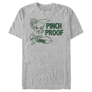 Men's Nintendo Legend of Zelda St. Patrick's Day Link Pinch Proof T-Shirt - 1 of 4