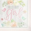 Sparkle and Bash 100-Pack Hello Baby Girl Disposable Paper Napkins 6.5" Baby Shower Party Supplies - 4 of 4