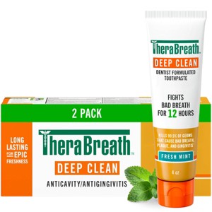 TheraBreath Deep Clean Toothpastes - 4oz/2pk - 1 of 4