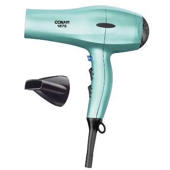 1500-Watt Lightweight Collapsible Dual Ion Hair Dryers Hair Dryer with  Magnetic Nozzle, Green HDLUO-PBE_0BRW - The Home Depot