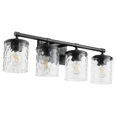 Quorum Lighting Starky 4 - Light Vanity in  Matte Black