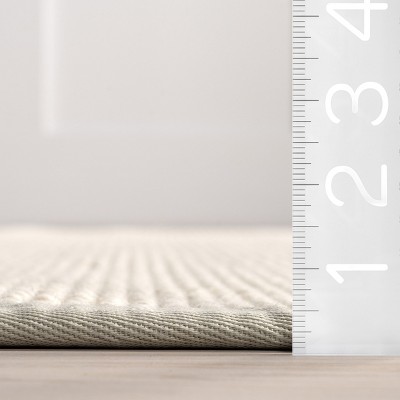 Handmade Gray Geometric Wool Rectangular Area Rug, 9' x 12'