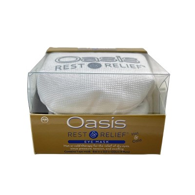 Oasis Rest & Relief Eye Mask - Adjunct Hot and Cold Therapy for The Relief of Dry Eye Symptoms