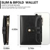 FATMOON Women’s RFID Blocking Wallet -Vegan Leather Bifold with Zipper Coin Pocket & Card Organizer,Easy Daily Use & Travel - 4 of 4