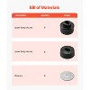VEVOR Body Mount Bushing Kit, Compatible with 1999-2014 Chevy Silverado & Sierra 1500/2500, 24 PCS Polyurethane Body Mount Kit, Black - 4 of 4