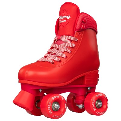 red roller skates