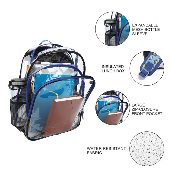 Set de mochila y lonchera para niños de 16" de Dog Man, 2 piezas, para escuela y viajes 3