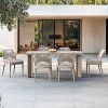 PURPLE LEAF Dining Set Patio Metal Table and Wicker Rattan Chairs for Outside Porch Garden Kitchen Modern Outdoor Furniture Sets - 2 of 4