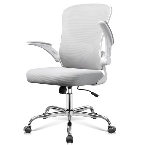 GALAXHERO Ergonomic Office Chair, Mesh Computer Desk Chair with Flip-up Armrests & Adjustable Lumbar Support - 1 of 4