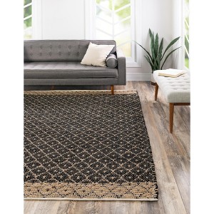Unique Loom    Chindi Trellis Sand Area Rug - 1 of 4