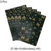 Unique Bargains Gift Wrap Paper Glossy Coated Paper 27.56 x 19.69" 5Pcs - 3 of 4