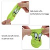 Unique Bargains Dog Cats Non-Slip Socks Eye Pattern Paw Protection and Traction Green 4 Pcs - 3 of 4