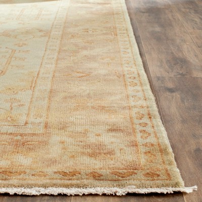 Elysian Light Blue Hand-Knotted Wool 6' x 9' Area Rug