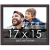 PosterPalooza | Textured Brown Picture Frame - UV Acrylic, Backing Board, Hanging Hardware Included - 2 of 4