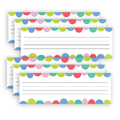 Creative Teaching Press Rainbow Drops Name Plates, 9-1/2" x 3-1/4", 36 Per Pack, 6 Packs