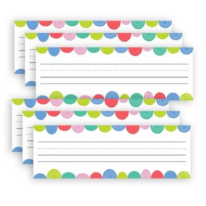 Creative Teaching Press Rainbow Drops Name Plates, 9-1/2" x 3-1/4", 36 Per Pack, 6 Packs - 1 of 3