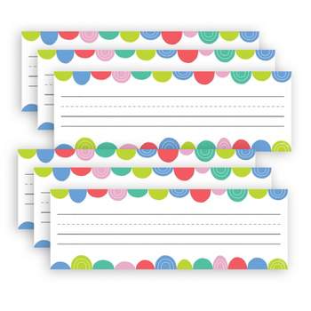 144 Pieces Decorative Colorful Name Tags for Classroom – Blank Stickers to  Write on for Student Desks, Bin Labels, Teacher Supplies, 6 Designs (3.5 x  2.5 Inches)