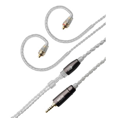 Meze Audio MMCX to 4.4mm Balanced Silver-Plated Headphone Cable - 3.9 ft.