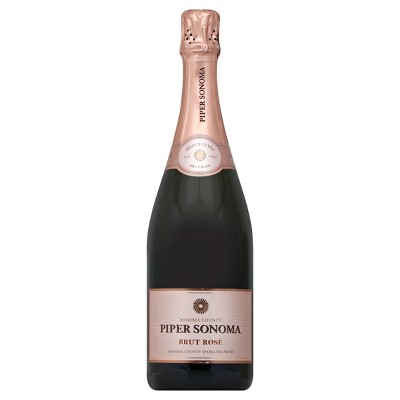 Piper Sonoma Brut Rose Sparkling Rose Wine - 750ml Bottle